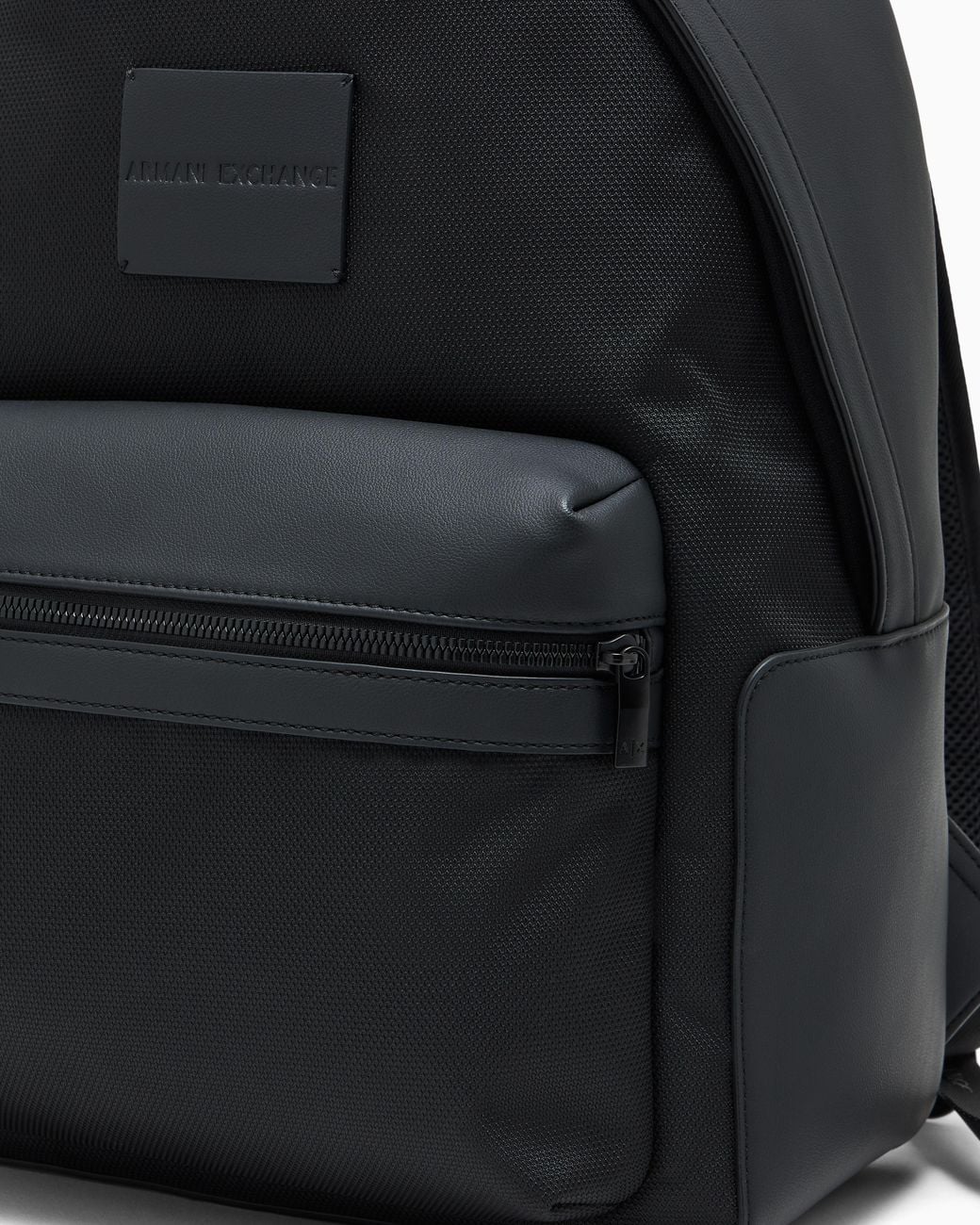 ARMANI EXCHANGE Black Backpack With Coated Exterior for men