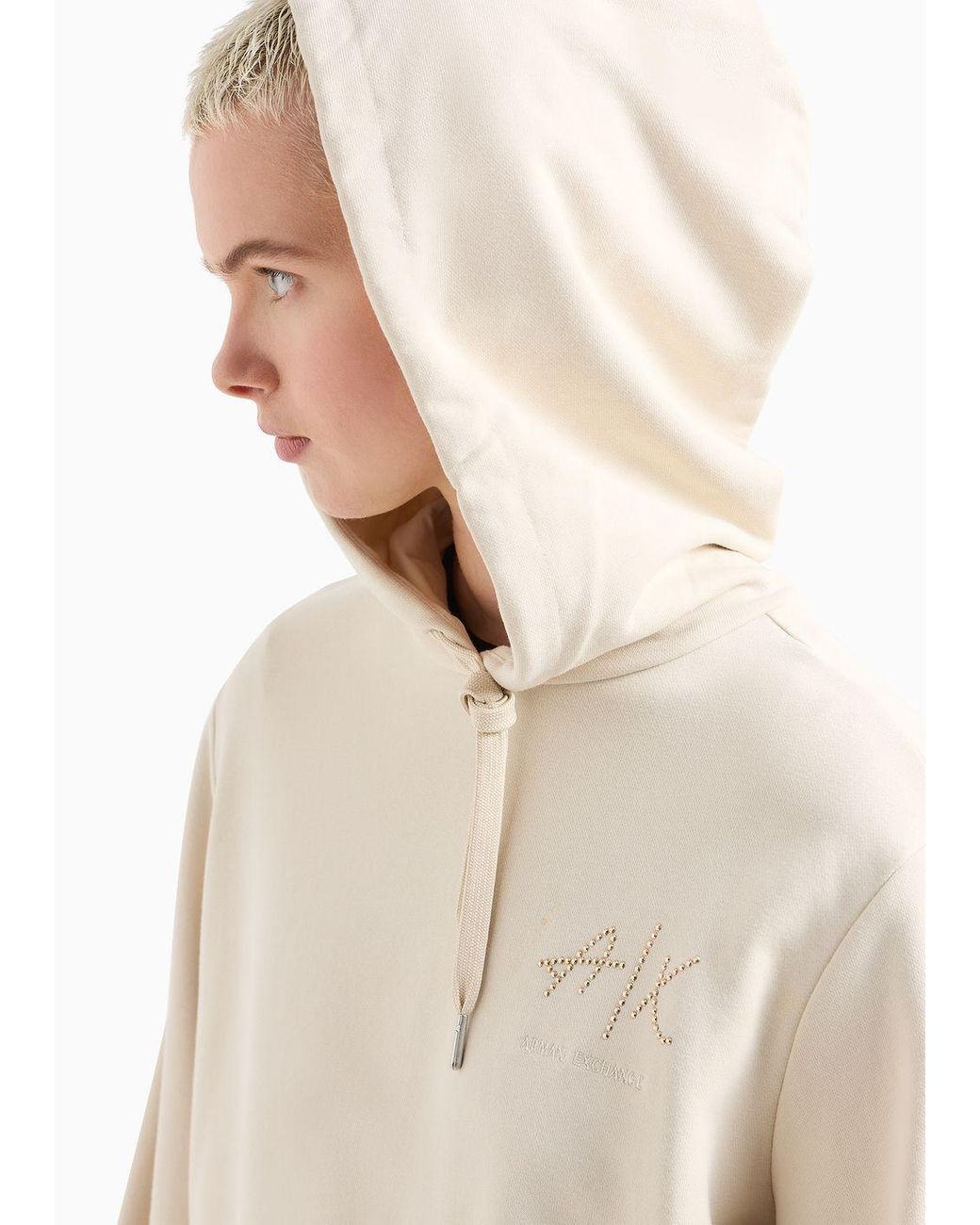 Armani exchange hoodie women's deals