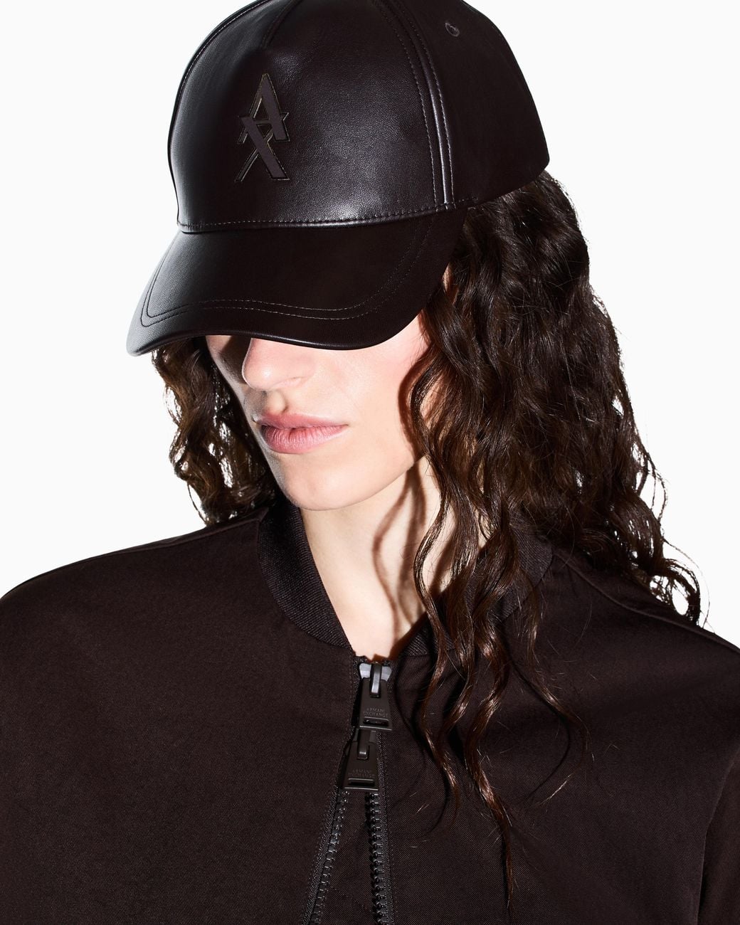 ARMANI EXCHANGE Blue Baseball Hat With Regular Fit