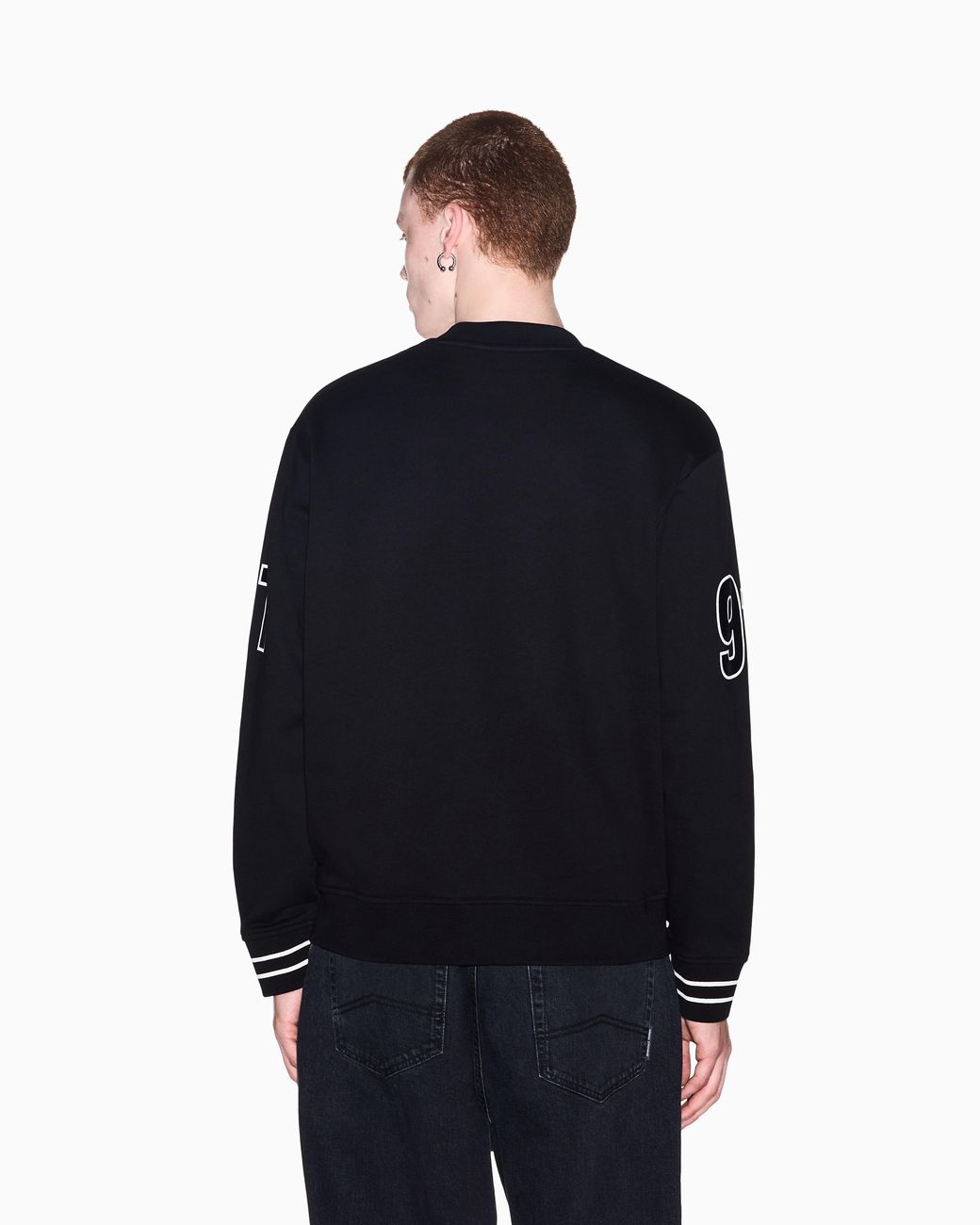 ARMANI EXCHANGE Black Sweatshirt for men