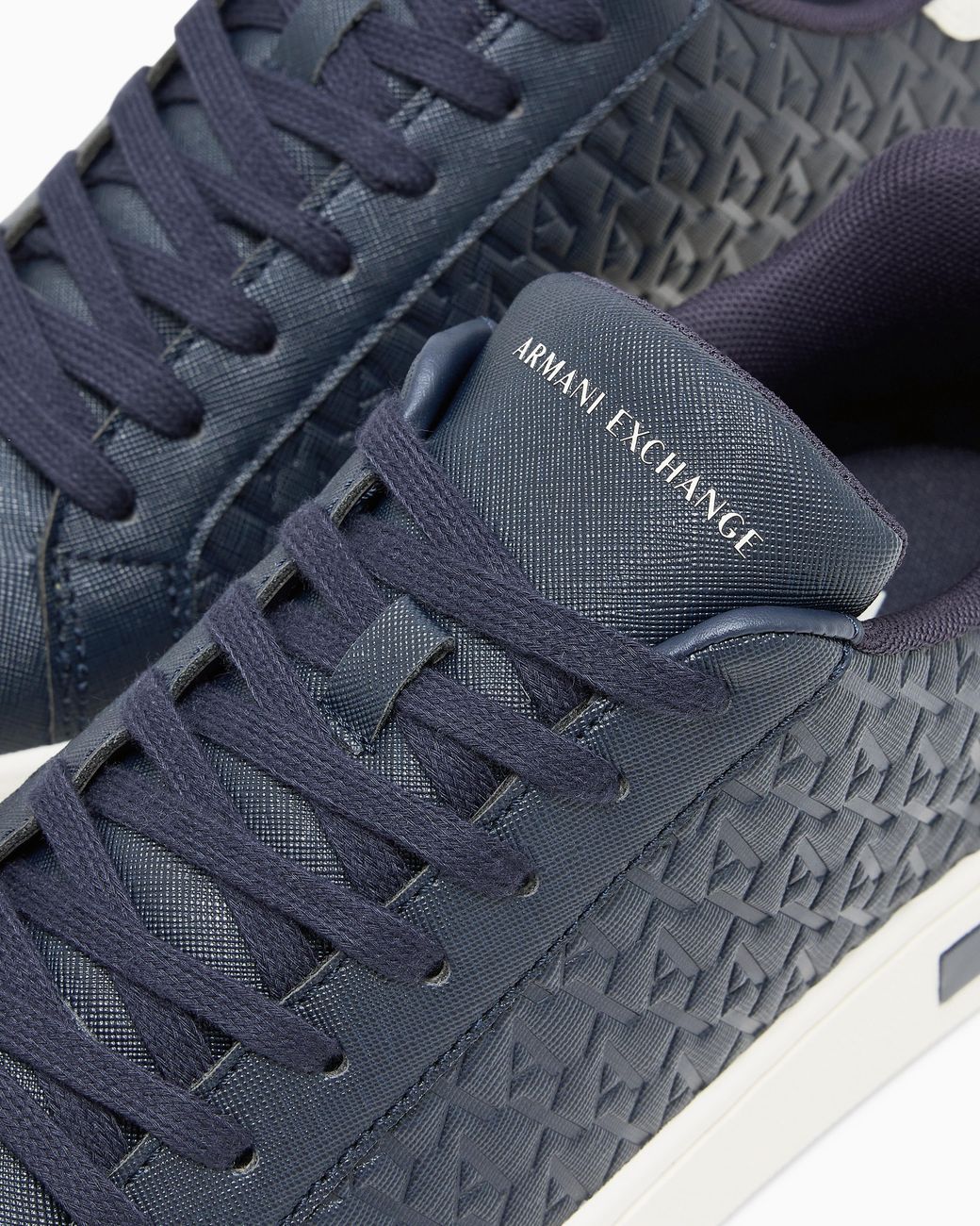 ARMANI EXCHANGE Blue Sneakers for men