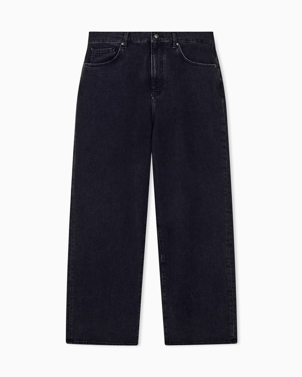 ARMANI EXCHANGE Blue Loose Fit Five-Pocket Pants for men