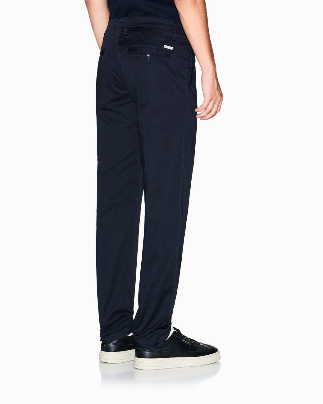 ARMANI EXCHANGE Blue Straight-Leg Chinos for men