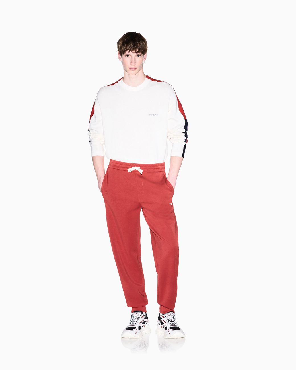 ARMANI EXCHANGE Natural Regular Fit Pullover for men