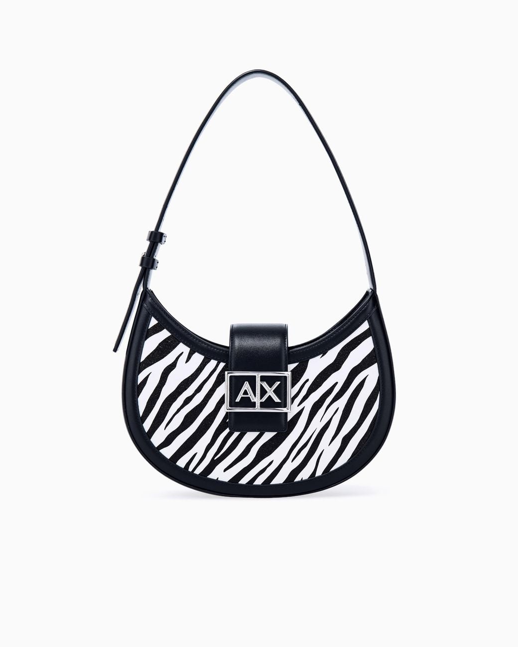 ARMANI EXCHANGE White Hobo Shoulder Bag