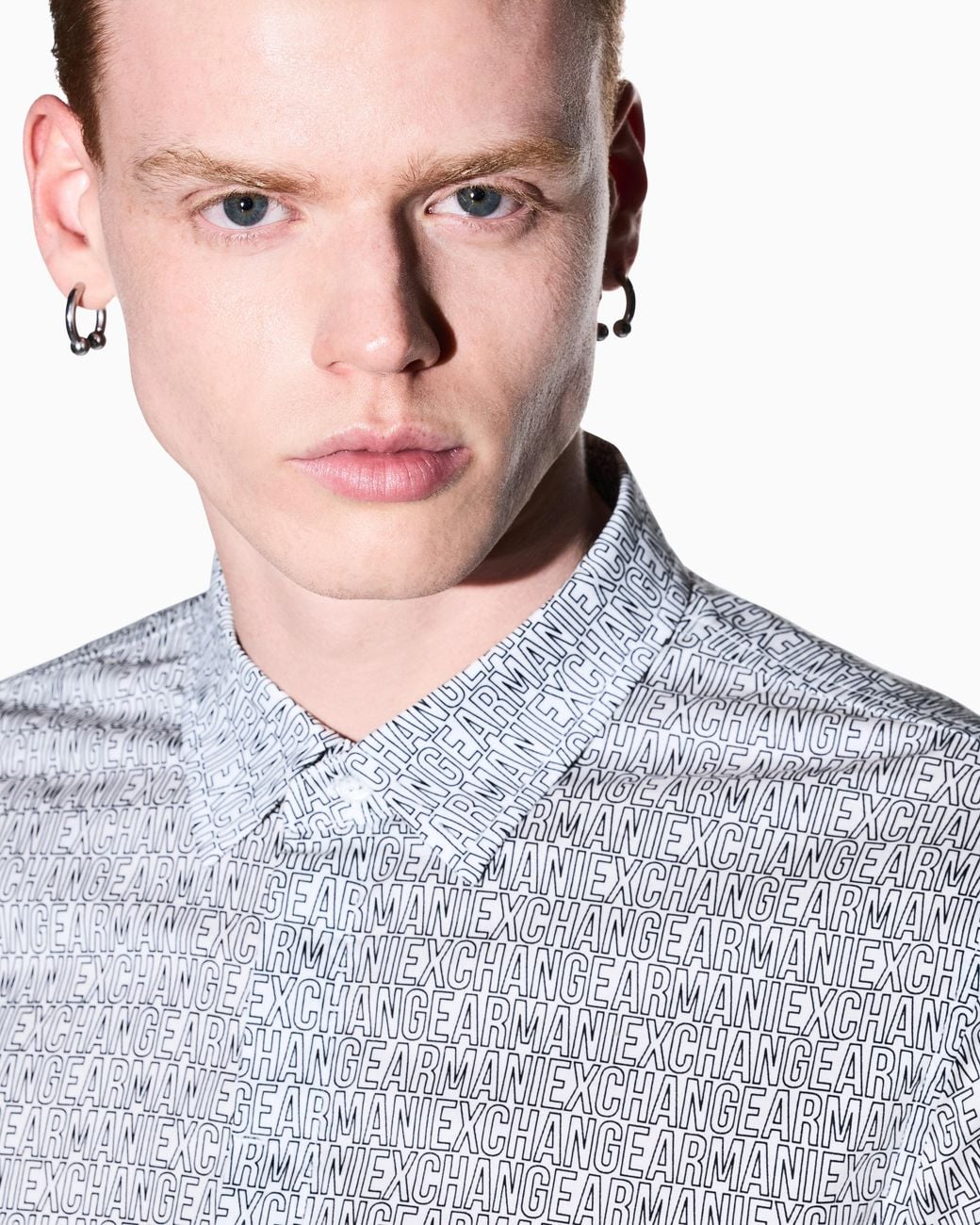 ARMANI EXCHANGE White Shirt Slim Fit for men