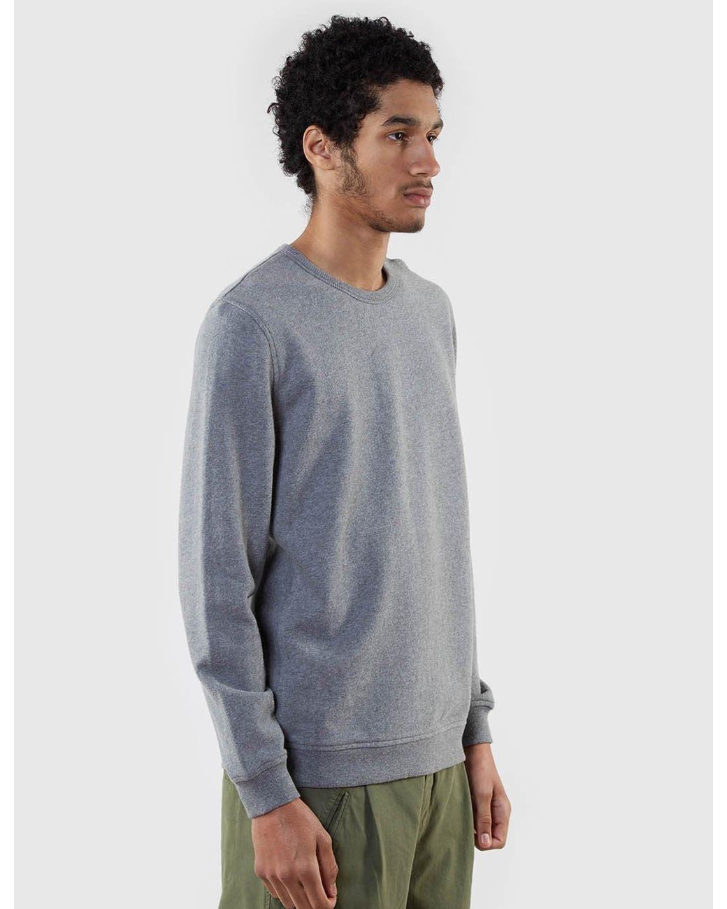 Folk Blue Folk Panel Sweat for men