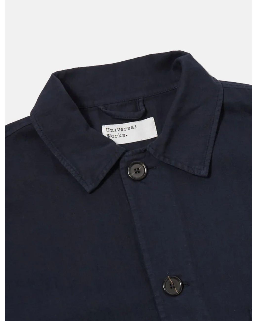 Universal Works Blue Coverall Jacket (Herringbone Cotton) for men