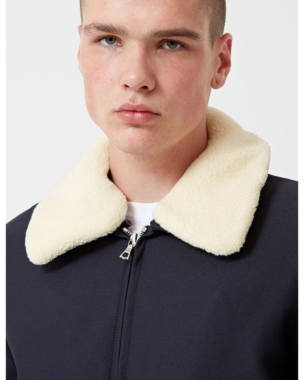 A.P.C. Blue Manchester Bomber Jacket for men