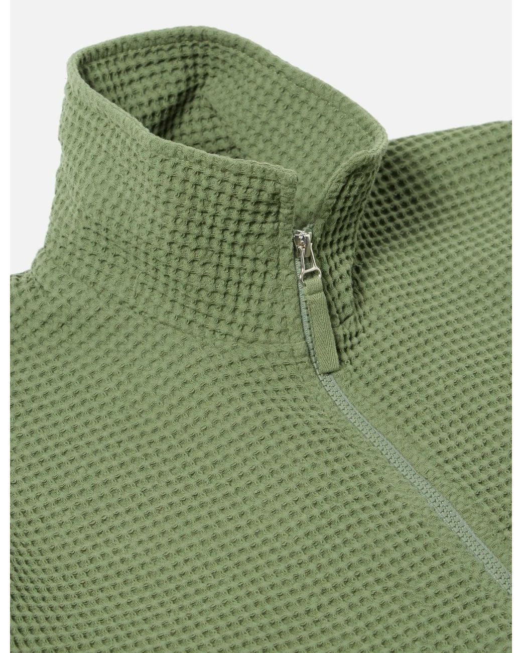 Universal Works Green Waffle Track Top for men