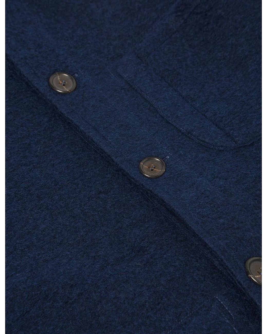 Universal Works Blue Field Jacket (Wool) for men