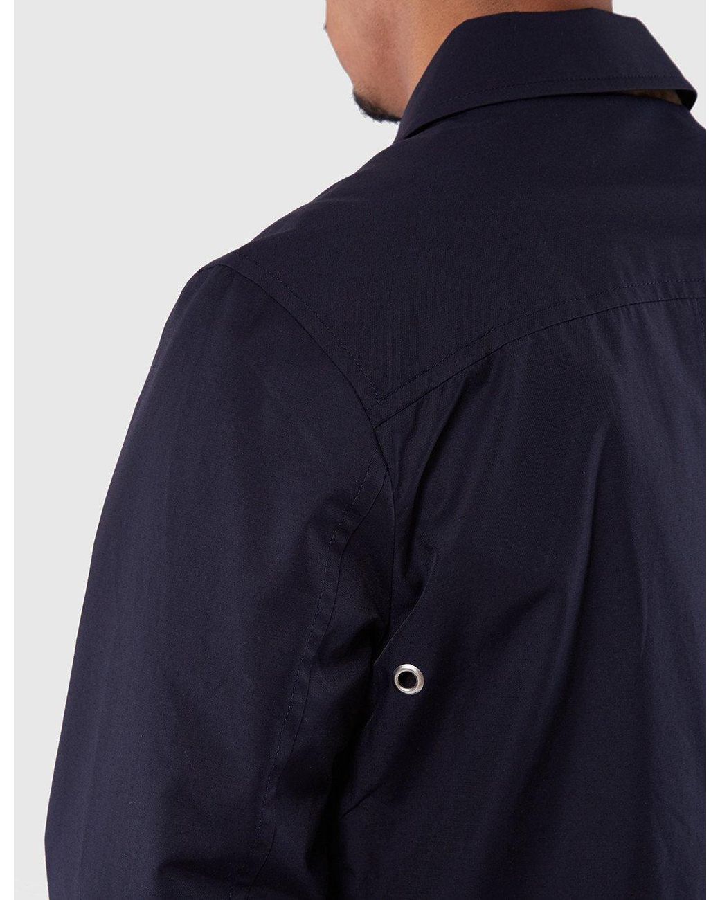 Universal Works Blue Watchman Wool Jacket for men