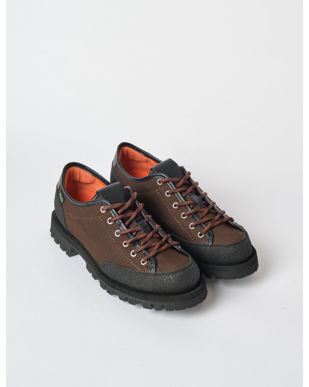 Paraboot Brown Montana Boots (Canvas) for men