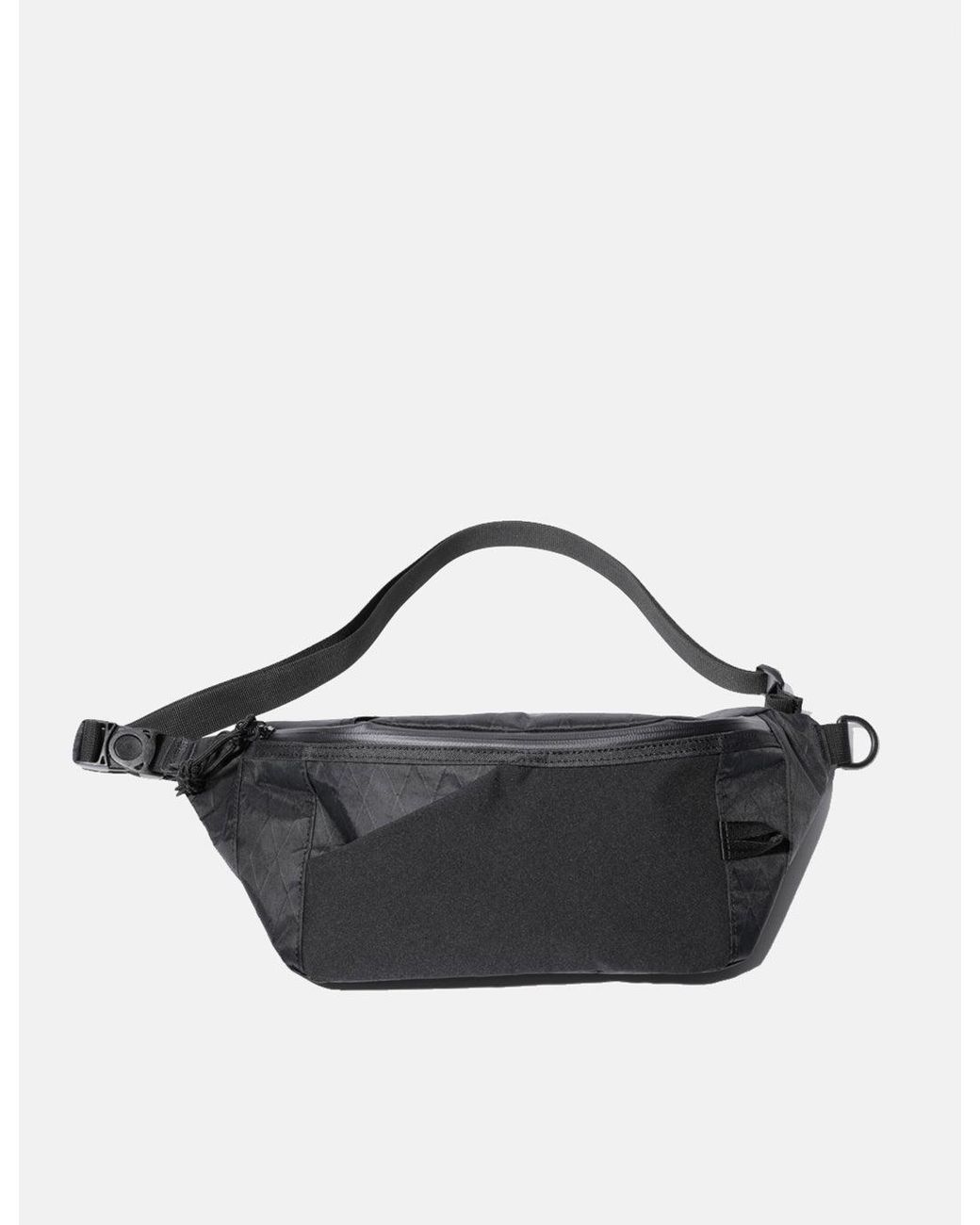 Snow Peak X-pac Nylon Waist Bag in Black for Men | Lyst