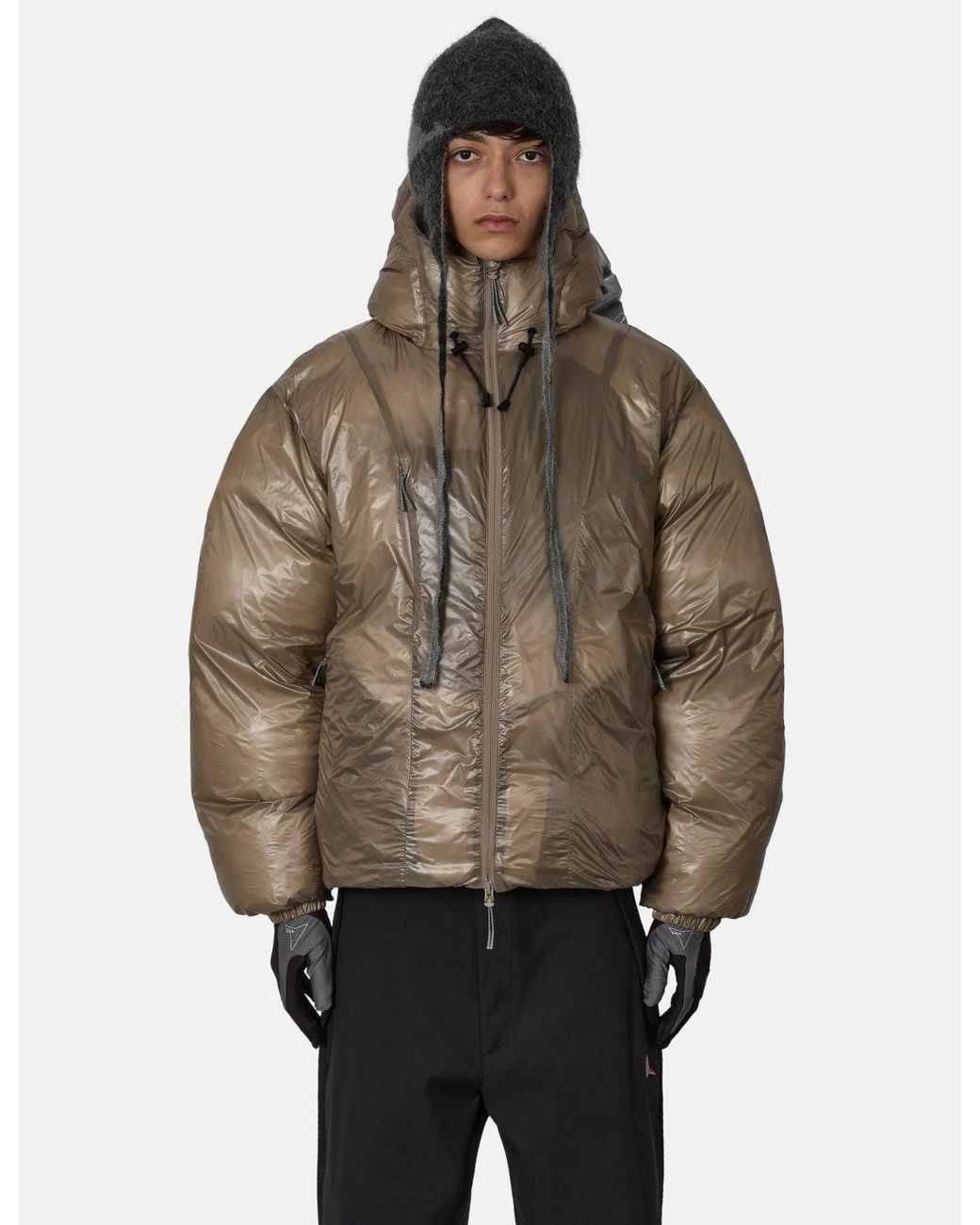 Roa Gray Synthetic Down Jacket for men