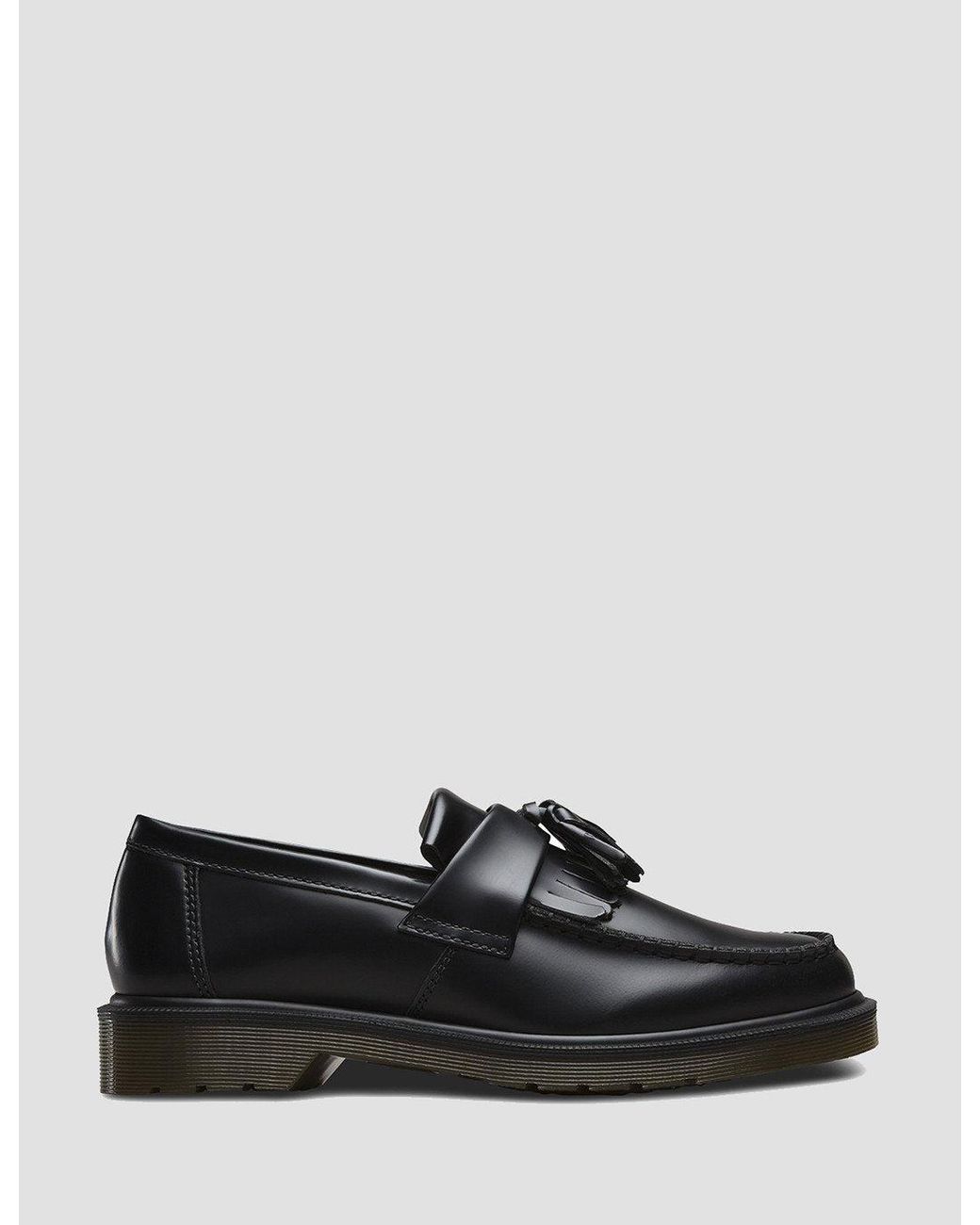 Dr. Martens Black Adrian Tassel Loafers for men