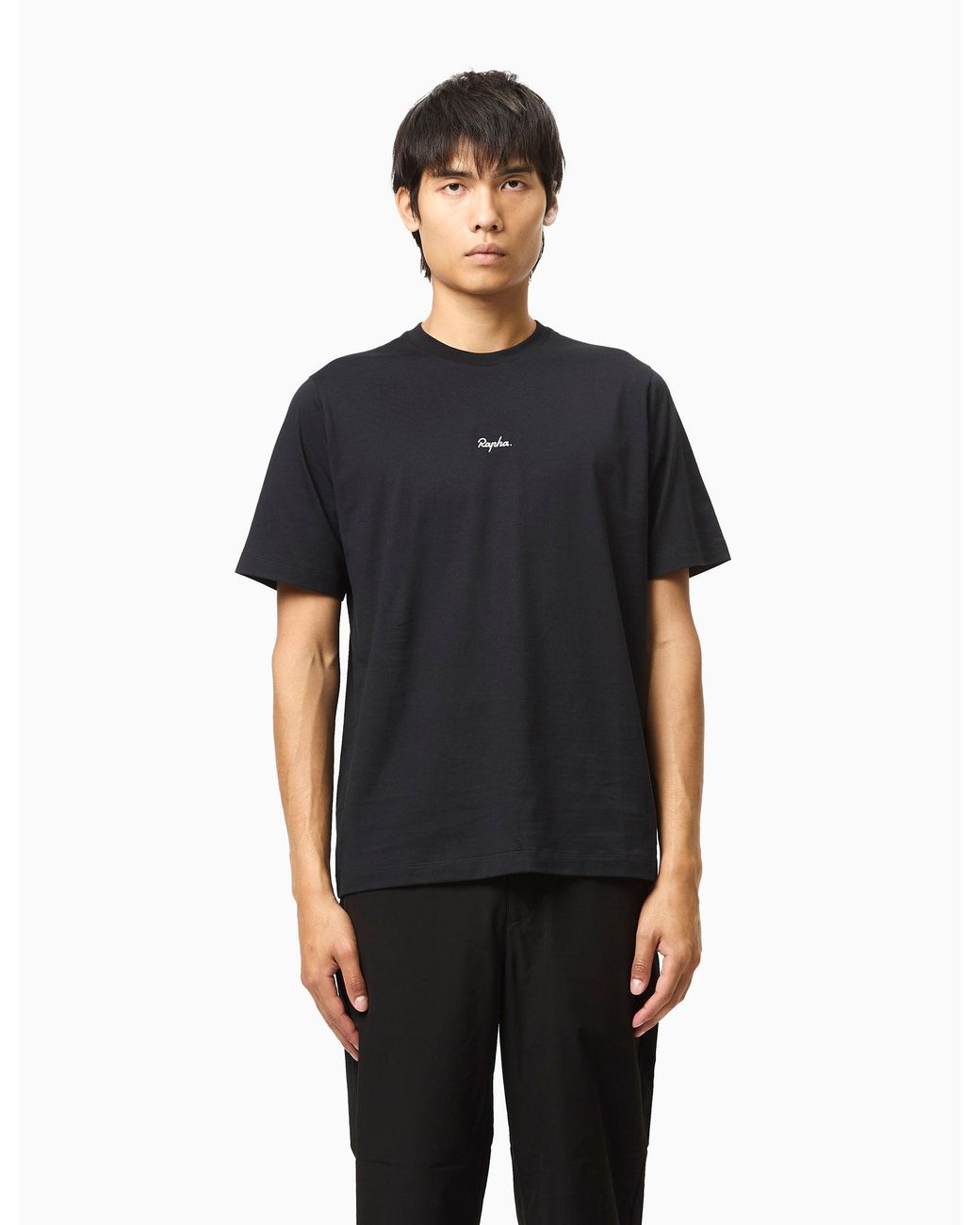 Rapha Black T-Shirt (Cotton) for men