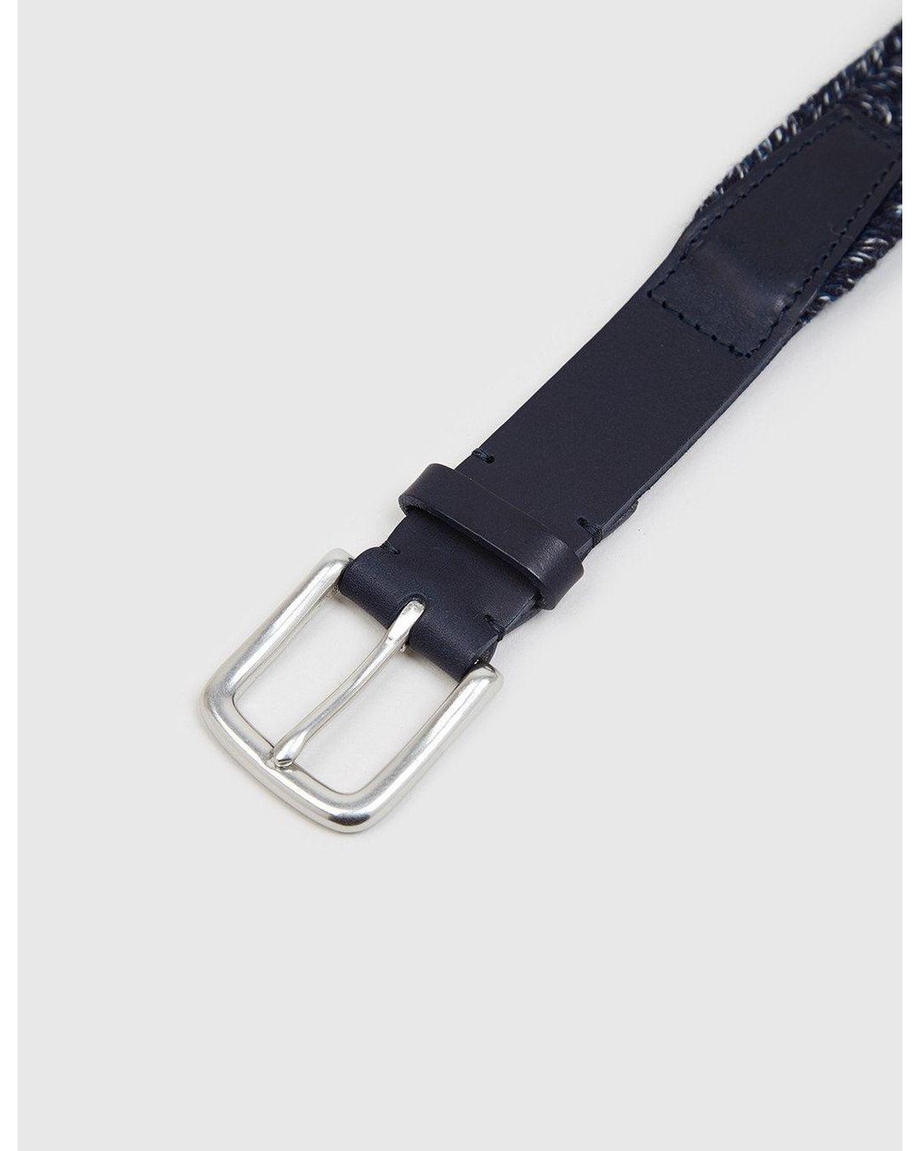 Folk Blue Folk Melange Belt for men