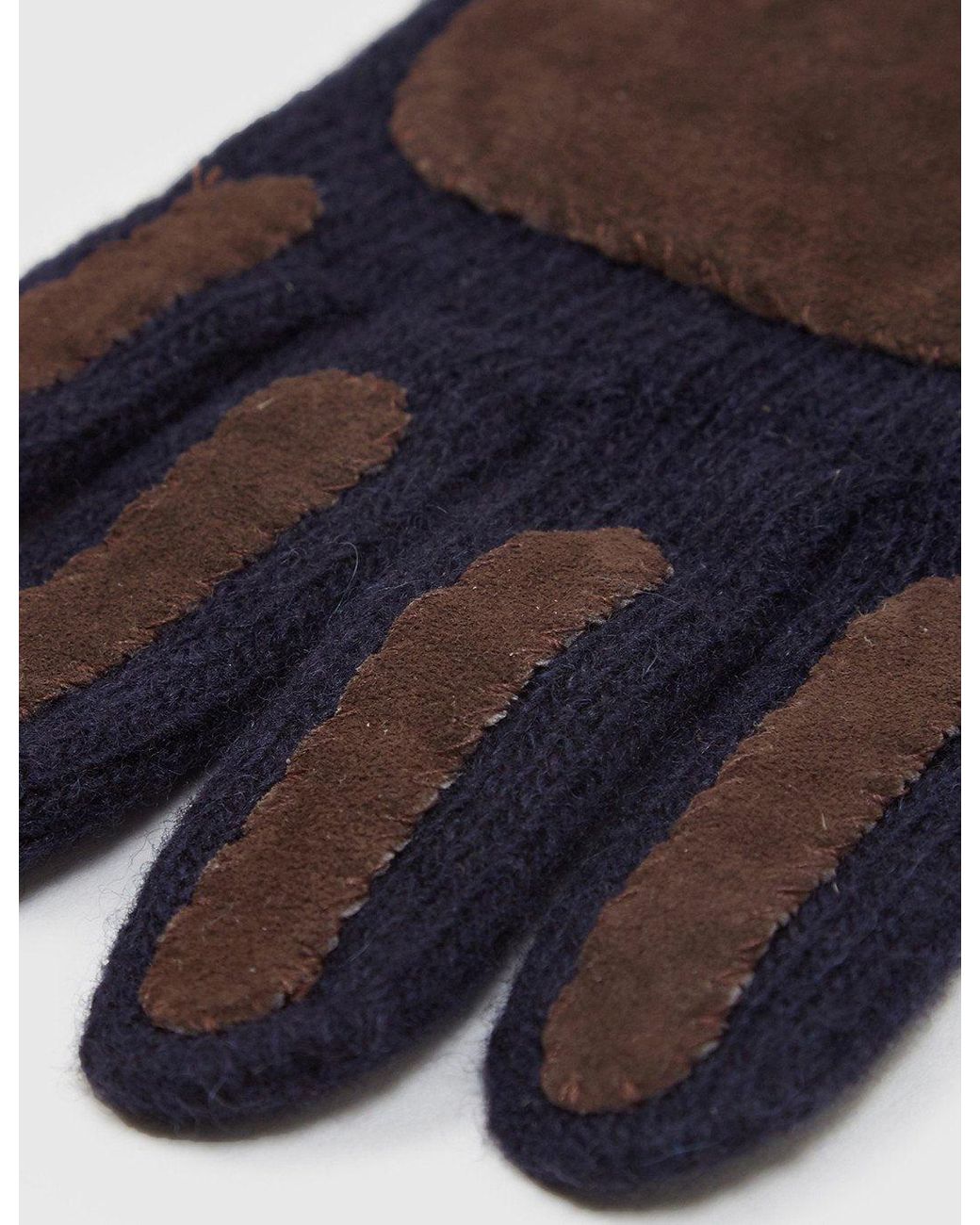 Universal Works Blue Grip Gloves for men