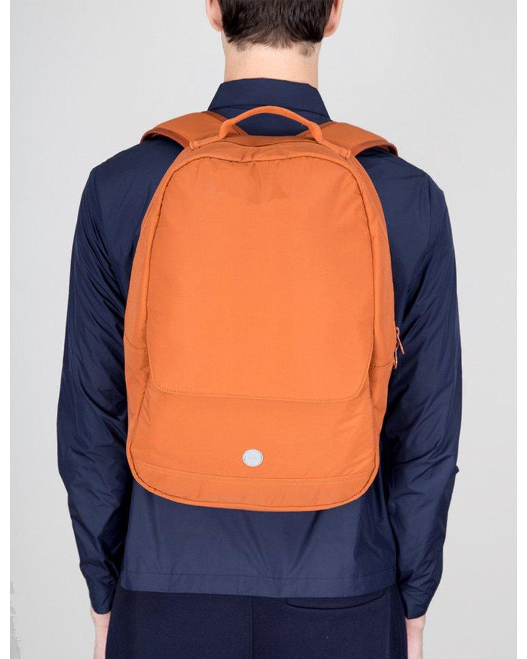 Folk Orange Folk New Simple Backpack for men