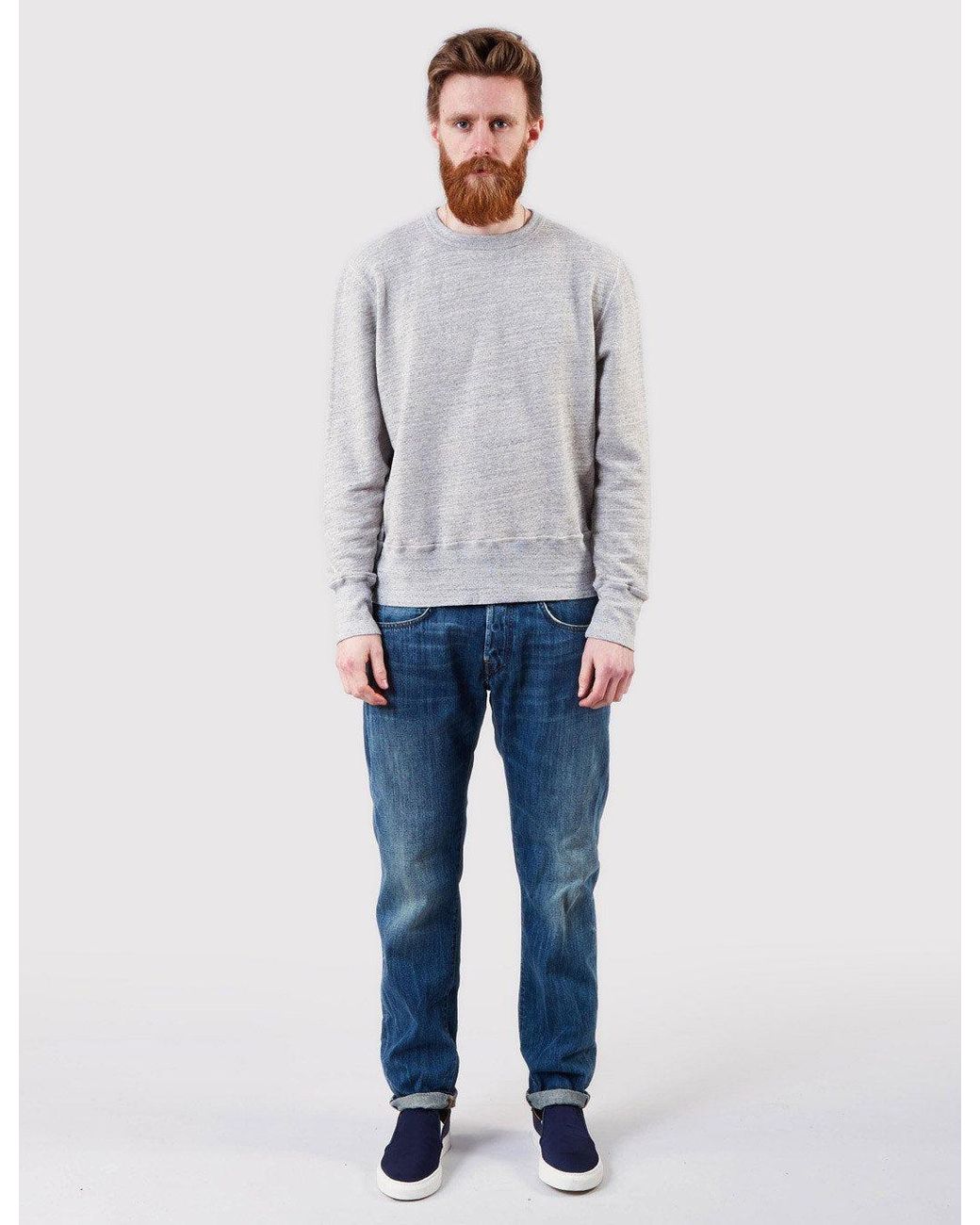 Our Legacy Gray Reversible Sweatshirt for men