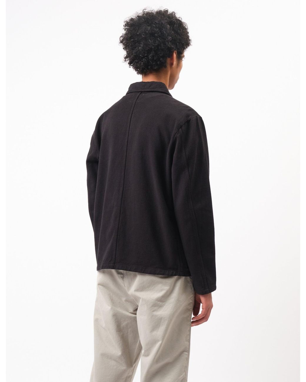 BHODE Black French Chore Jacket Mk.Ii for men