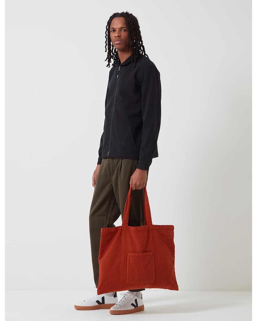 Folk Red Folk Tote Bag for men