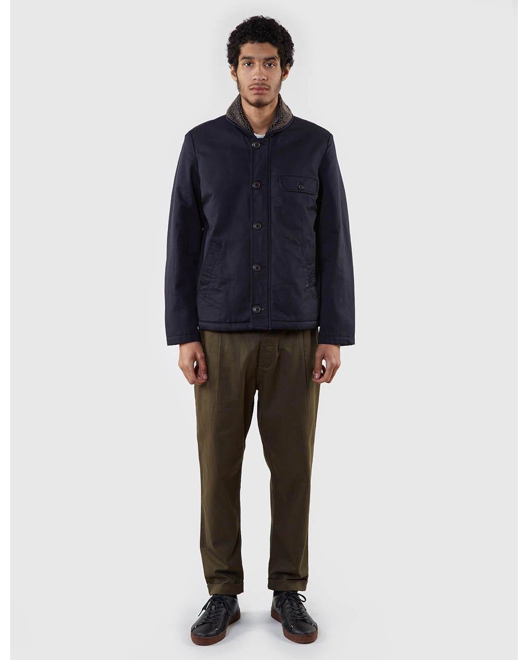 Universal Works Blue N1 Military Jacket for men