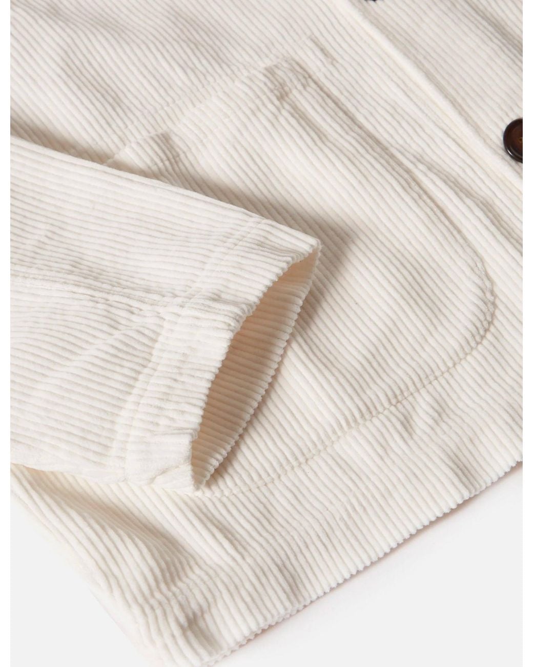 Universal Works White Field Jacket (Corduroy) for men