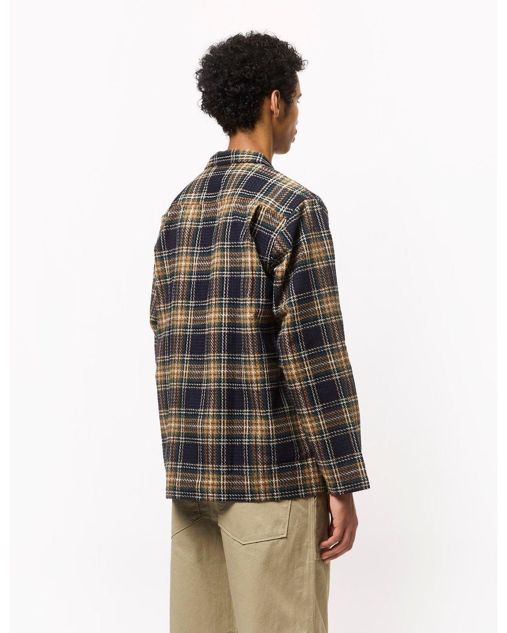 Universal Works Gray Easy Jacket (Lake Cotton) for men