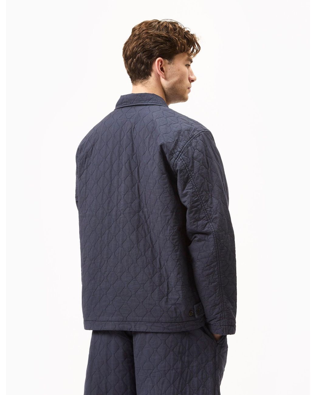 Universal Works Blue Gower Jacket (Quilt Cotton) for men