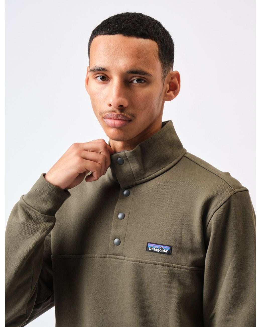 Patagonia Green Daily Snap- Pullover Fleece for men