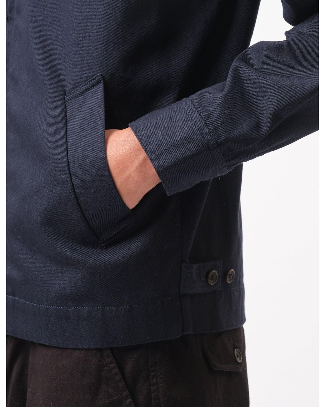 Universal Works Blue Windcheater Jacket (Twill) for men