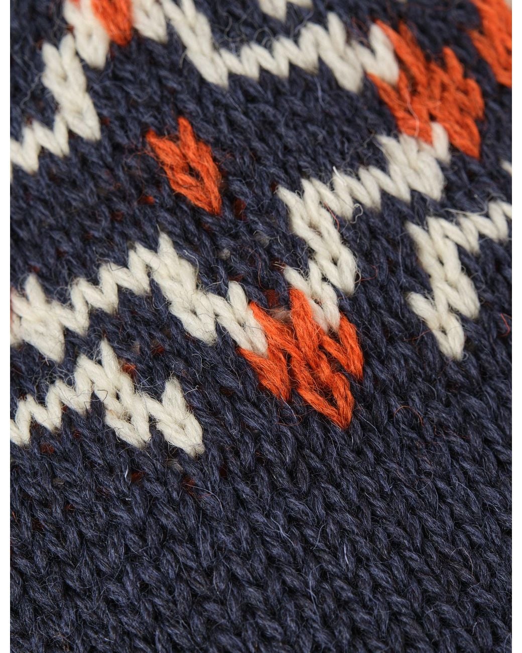 Universal Works Blue Short Watch Beanie Hat (British Wool) for men