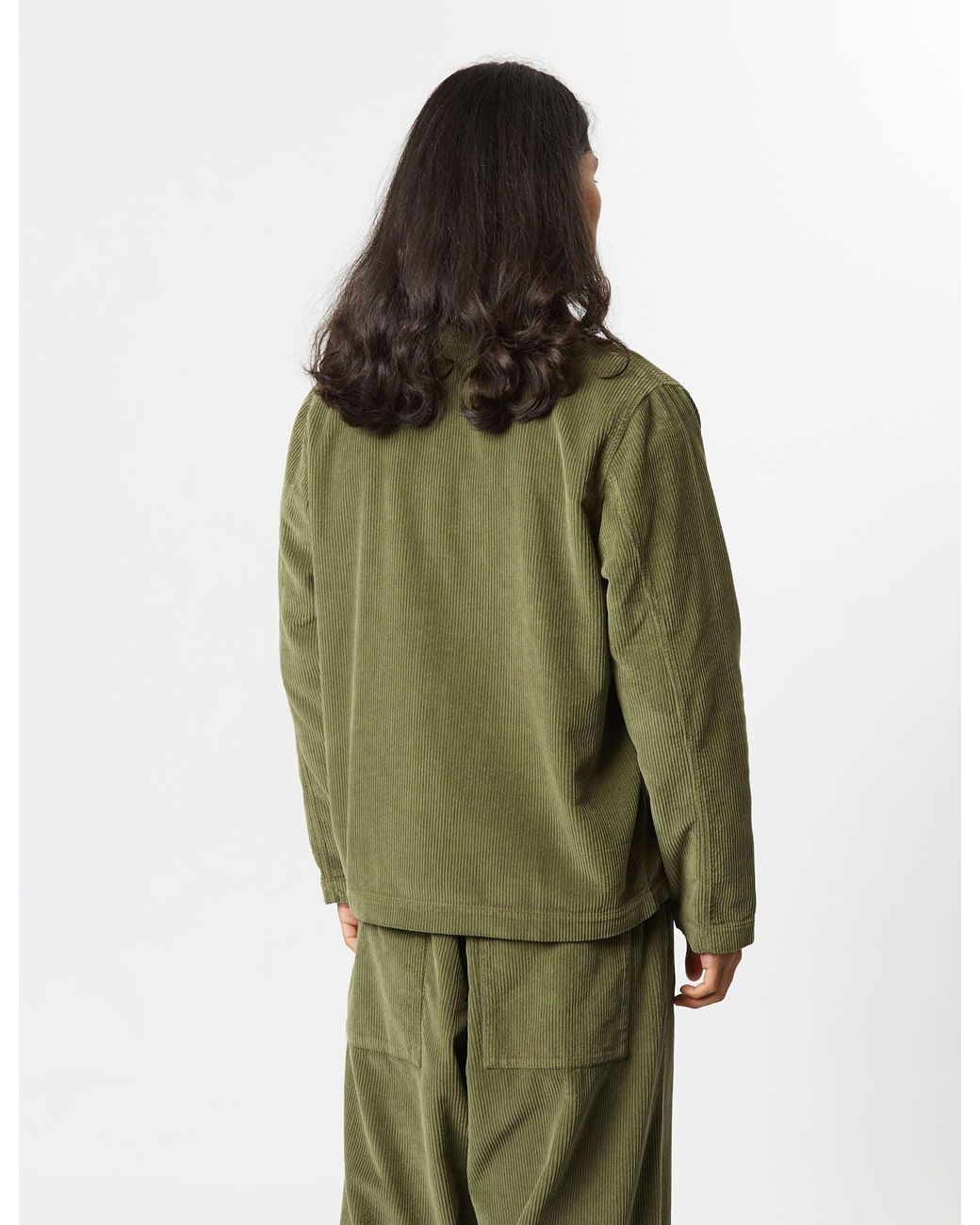 Universal Works Green Field Jacket (Corduroy) for men