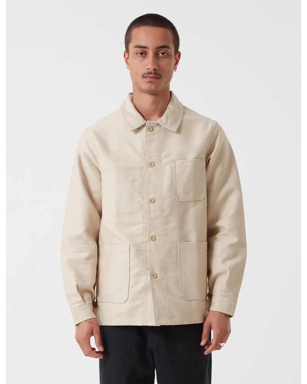 Le Laboureur Multicolor Moleskin Work Jacket for men