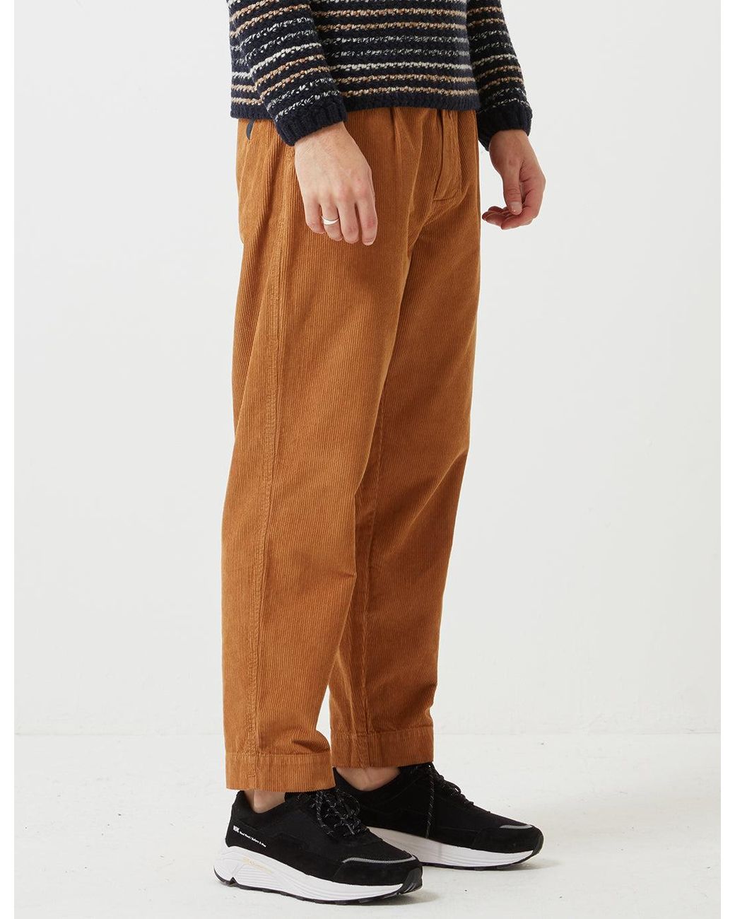 Folk Black Folk Signal Trousers (Cord) for men