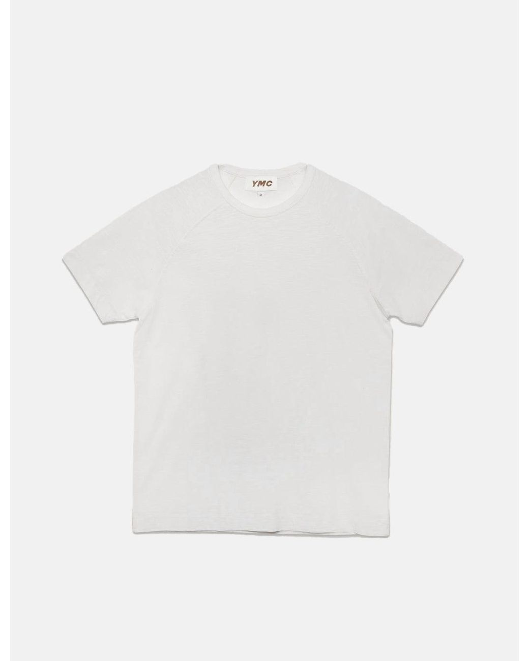 YMC White Earth Television T-Shirt (Organic) for men