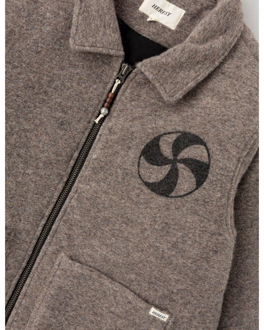 Heresy Brown Seedsman Coat for men