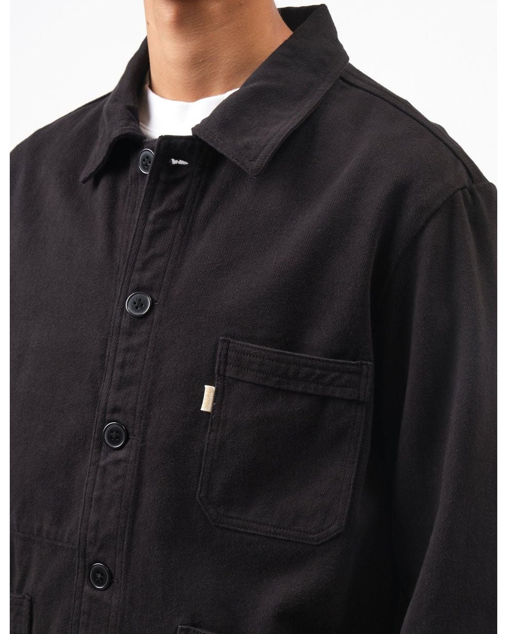 BHODE Black French Chore Jacket Mk.Ii for men