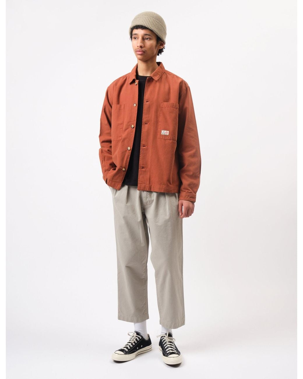 BHODE Red Hunting Overshirt Twill for men