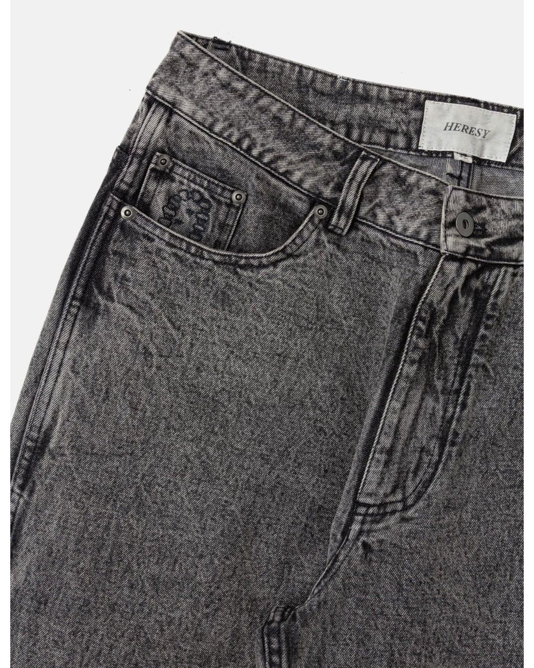 Heresy Gray Heretic Jeans for men
