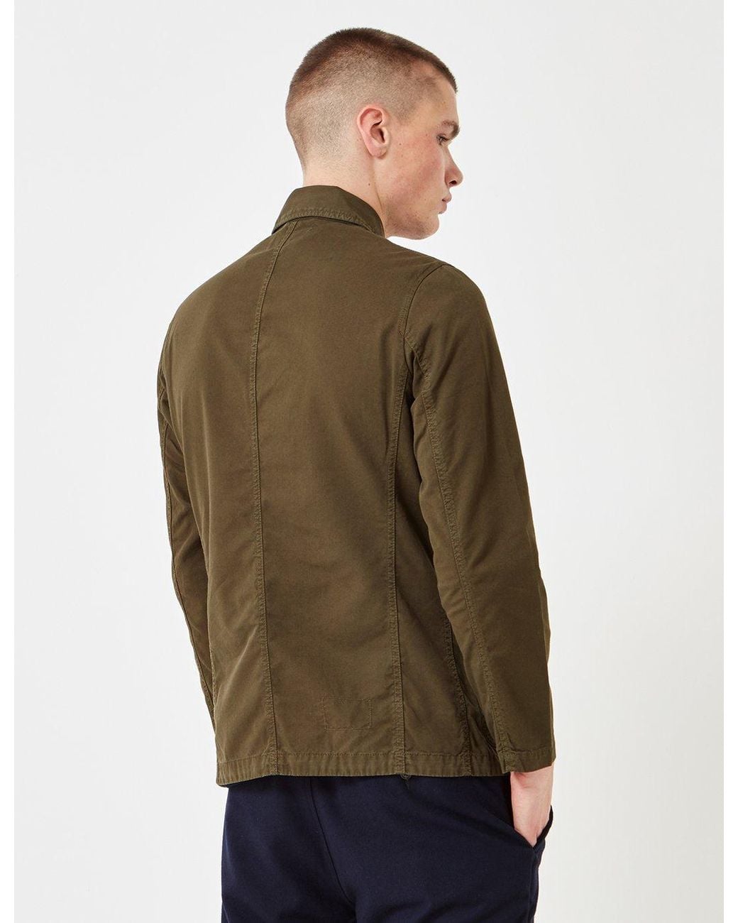 Universal Works Brown Bakers Jacket for men