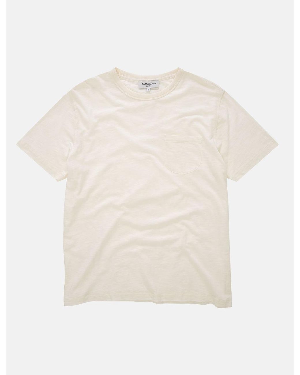 YMC White Wild Ones Pocket T-Shirt for men