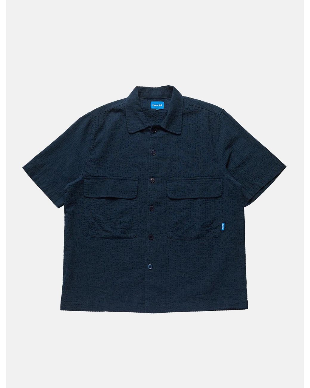 Larriet Blue Kendalls Short Sleeve Shirt for men