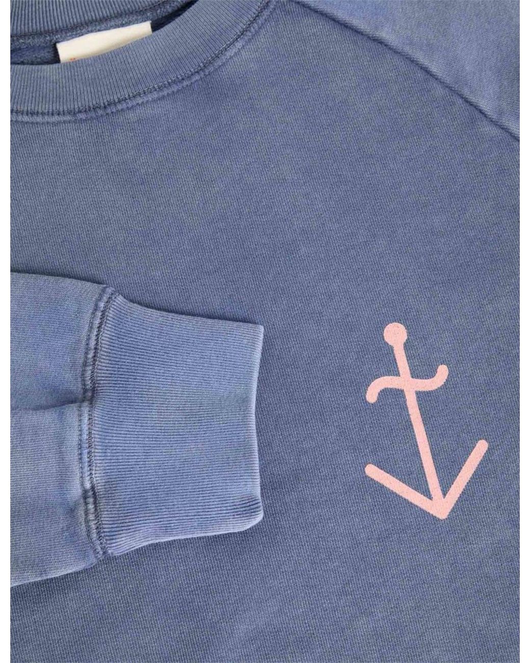 Laz Paz Blue La Paz Cunha Logo Sweatshirt for men
