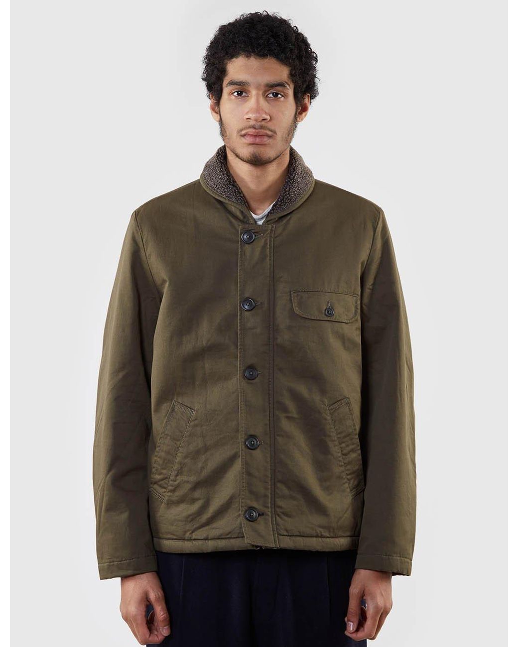 Universal Works Green N1 Military Jacket for men