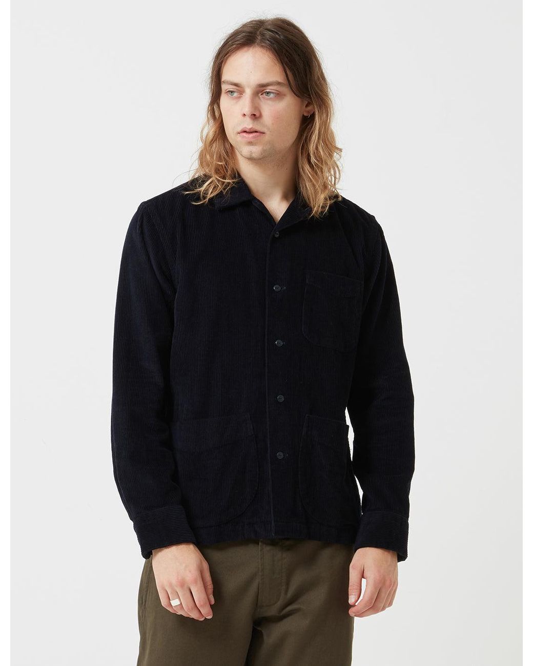Bellerose Black Golsh Overshirt for men