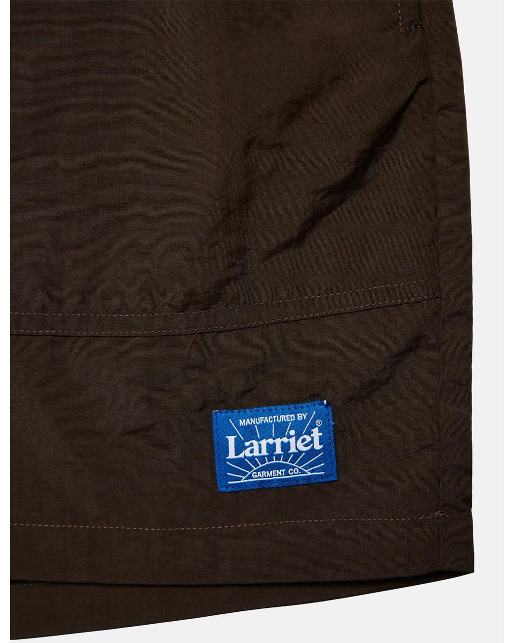 Larriet Black X Article Exclusive Rec Shorts (Nylon Taffeta for men