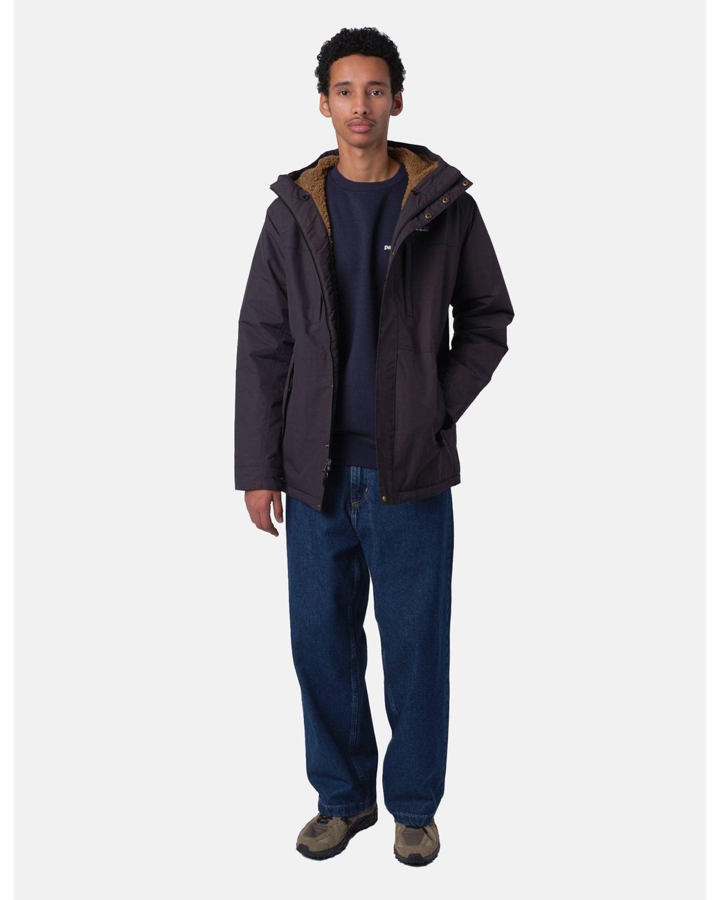 Patagonia Blue Isthmus Parka Jacket for men